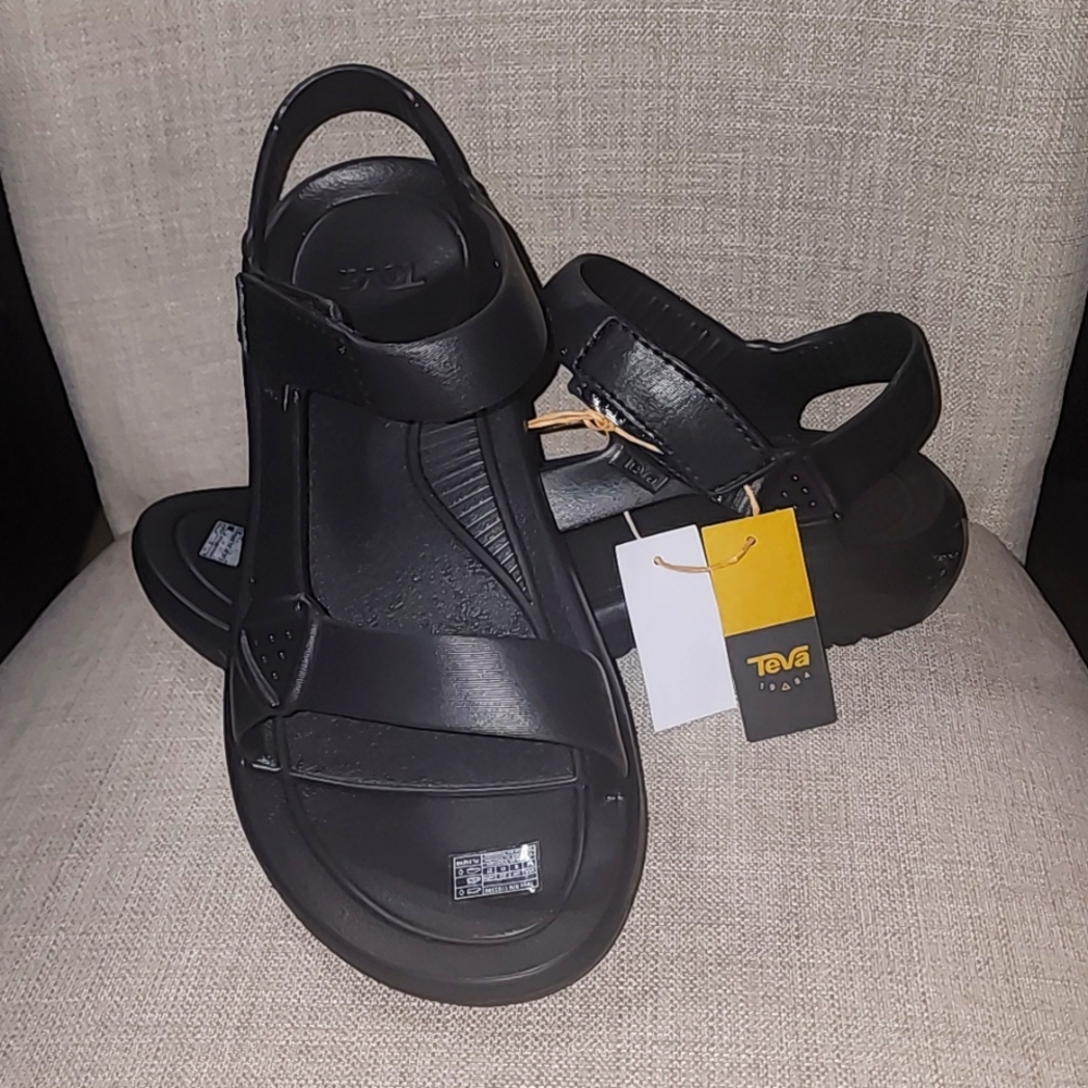 Teva Black Hurricane Drift Sandals